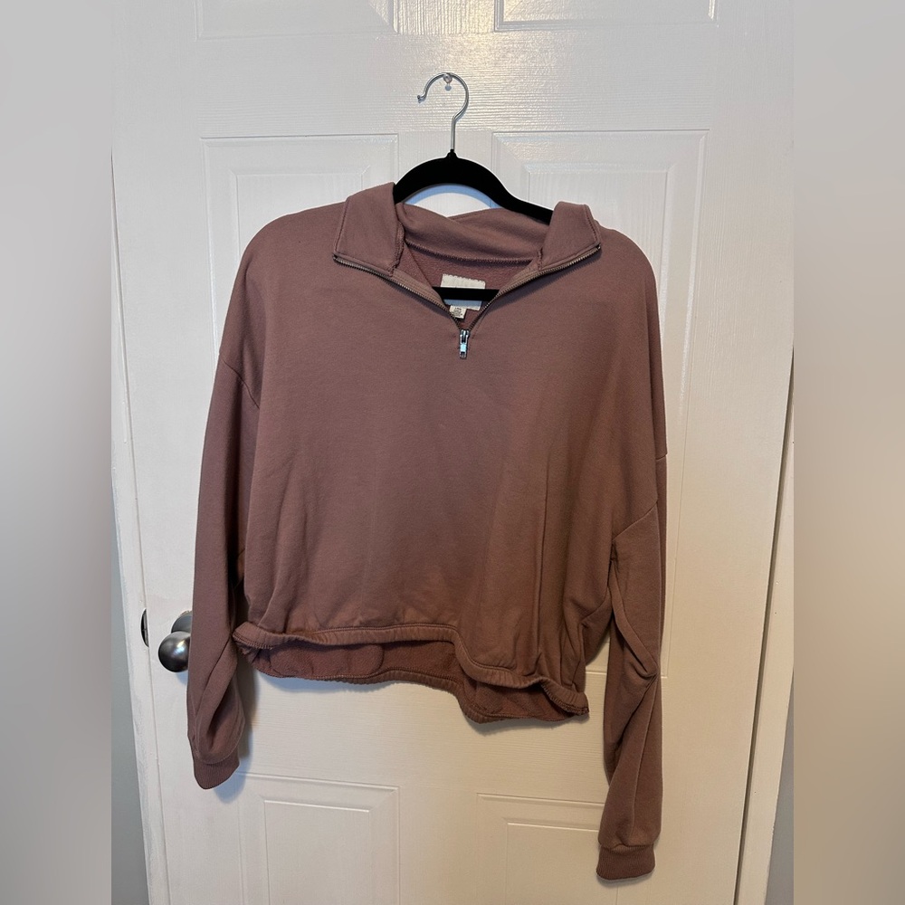 Women's Quarter-Zip Sweater- AE
